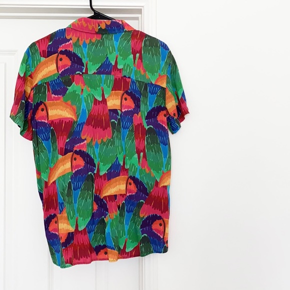 FARM Rio Multicolor Tropical Print Top - Picture 2 of 3